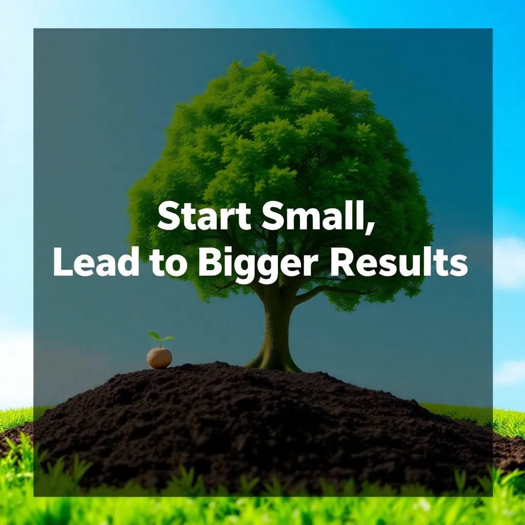 How Small Steps Lead to Big Change